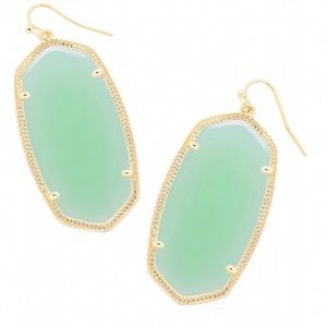 Chalcedony Glass Danielle Earrings Kendra Scott